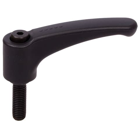 adjustable clamping lever  version   external thread   mm lever length  mm