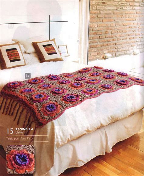 reginella flwoer crochet throw pattern ⋆ crochet kingdom