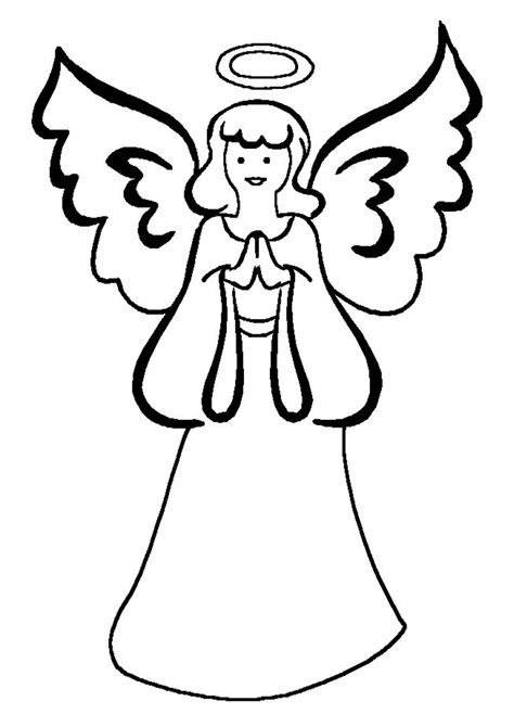 printable angel coloring pages coloringmecom