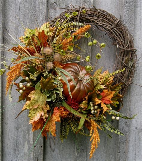 fall wreath autumn wreaths thanksgiving  newenglandwreath fall