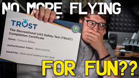 dont fly  drone    faas  trust testor    fined youtube