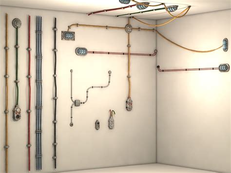cables wall  model