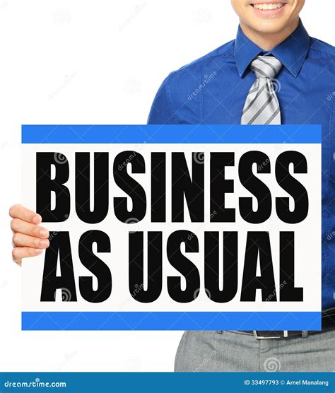 business  usual stock  image