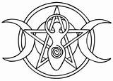 Wiccan Pentacle Pentagram Pagan Triple Ancasta Celtic Glyphs Wicca Phases Witchcraft Egyptian Designlooter Jahreskreis 随时随地现新鲜事 微博 的首页 sketch template