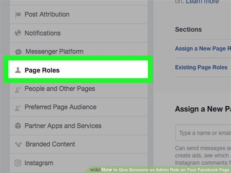 how to give someone an admin role on your facebook page