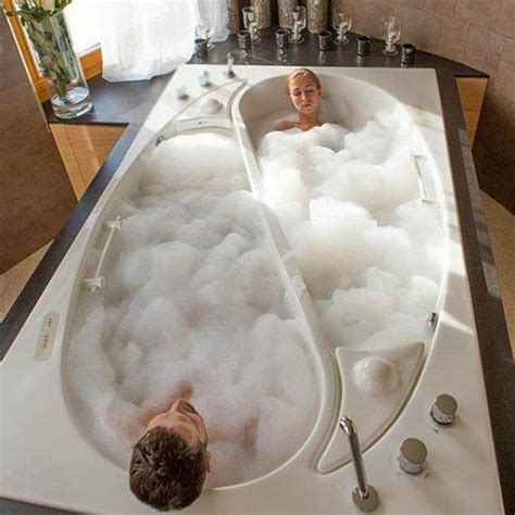 Luxury Life Design Romantic Yin Yang Couple Bath