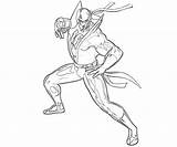 Coloring Fist Iron Pages Comments Marvel sketch template
