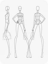 Fashion Figure Template Templates Illustration Drawing Croquis Mannequin Mode Poses Printable Drawings Sketches Body Sketch Model Sketchbook Color Own Woman sketch template