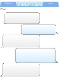 blank imessage template  concept