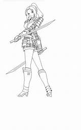 Final Swords Ninjas sketch template