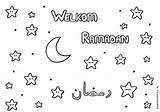 Ramadan Kleurplaten Islamitische Islam Moskee sketch template