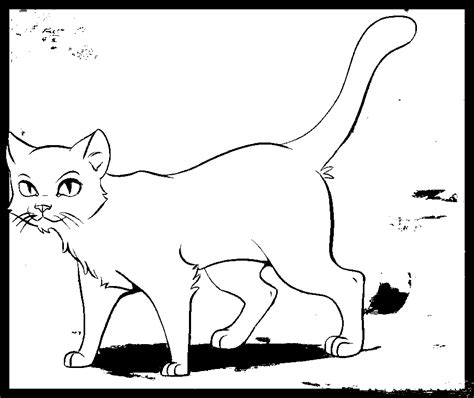 warrior cats coloring pages coloring home