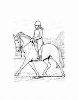 Horse Pages Coloring Jockey Riding Racing Getdrawings Getcolorings Head Colorings sketch template