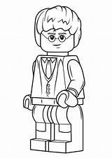 Potter Harry Lego Coloring Pages sketch template