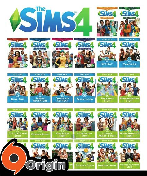 the sims 4 all expansion packs dlc includes latest updates [pc mac