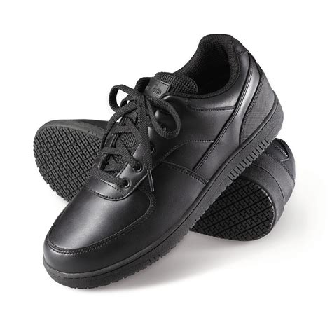 genuine grip womens slip resistant athletic work shoes  black
