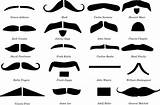 Mustache Styles Hair Men Beard sketch template