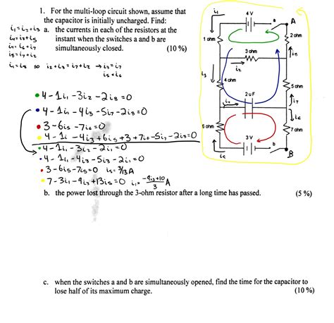 solved   multi loop circuit shown assume   cheggcom