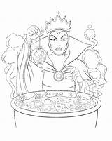 Coloring Disney Pages Villain Villains Adults Queen Evil Snow Drawing Getdrawings Color Getcolorings Printable sketch template