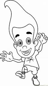 Jimmy Neutron Coloring Pages Drawing Joyful Adventures Genius Coloringpages101 Boy Color Getdrawings sketch template