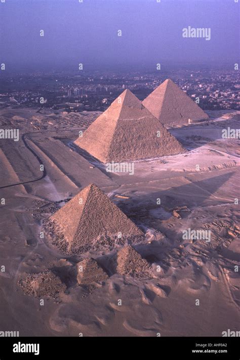 pyramid egypt aerial  res stock photography  images alamy