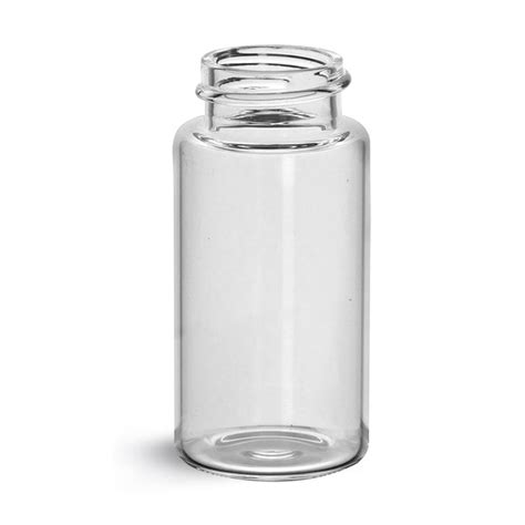 sks science products lab supply single  glass vials clear glass