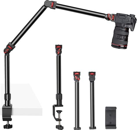 buy foutoukeep overhead camera stand adjustable  section camera mount