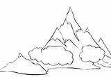 Mount Everest Coloring Pages Mountain Drawing Rainier Getdrawings Coloringpagesonly sketch template