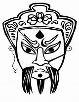 Masks Chinees Maskers Maschere Ritagliare Carnevale Pianetabambini Cinese Cinesi Maske Kleurplaten Masker Ausmalbild Dragons Maschera Cina Kolorowanki Drago Dzieci Maski sketch template