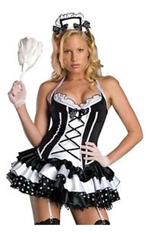 Maid Perfect Sexy French Adult Fancy Dress Halloween Costume Ebay