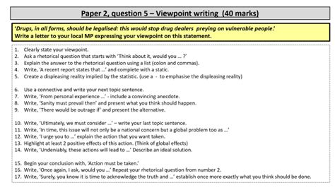 paper  question  structure http www causewayschool org literature
