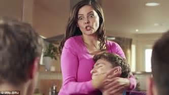 irn bru advert that shows mother trying to seduce her