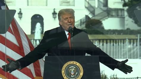 president trump speaks  save america rally  washington video abc news