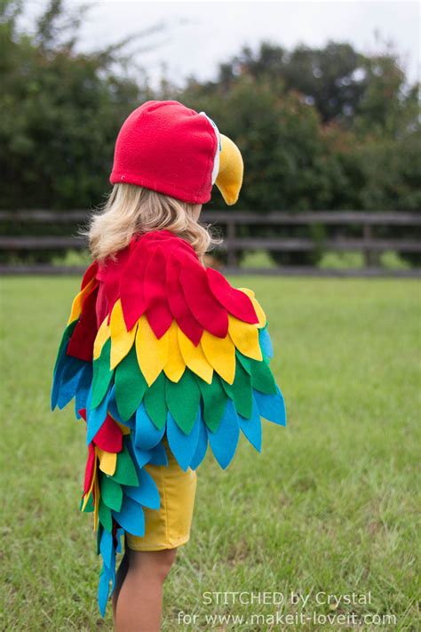 sew  easy parrot costume parrot costume bird costume animal costumes  kids