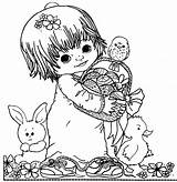 Precious Moments Coloring Easter Pages Dolls Paper Mostly Too March Getcolorings Color Getdrawings Printable sketch template
