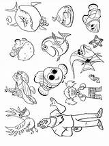 Nemo Finding Coloring Pages Printable Kids Print Color Disney Cartoon sketch template