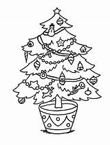 Christmas Coloring Tree Sheets Pages Happy Kids Sheet Adults Holidays Clip Also sketch template
