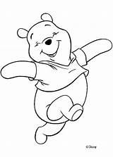 Pooh Winnie Coloring Pages Color Print Disney Hellokids Online Bear sketch template