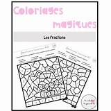 Fractions Magiques Coloriages sketch template