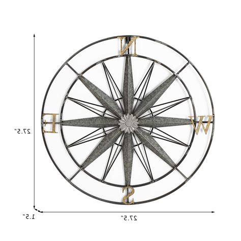 2021 best of round compass wall decor