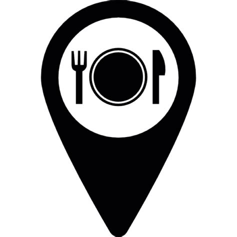 pins maps food icons free download