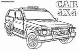 Car Coloring Pages 4x4 Colorings Print sketch template
