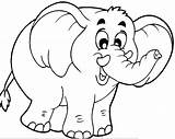 Elephant Preschoolcrafts Kindergarten sketch template
