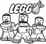 Nba Coloring Pages Lego Basketball Symbol Association National Color Logo sketch template