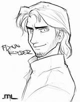 Flynn Rider Drawing Ryder Getdrawings sketch template