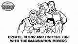 Movers Imagination Disney sketch template