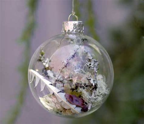 Christmas Tree Ornaments With Living Plants Shelterness