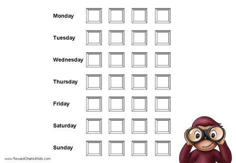 images  weekly behavior chart printable sticker