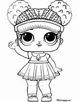 Lol Coloring Pages Surprise Dolls Color Girl Champ Magic Sheets Doll Kids Girls Para Colorir Printable Court Colouring Desenhos Cool sketch template