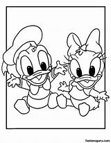 Coloring Pages Daisy Duck Print Disney Popular sketch template